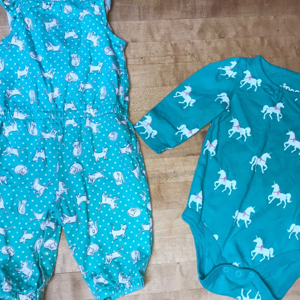 Unicorn 🦄 Kitty 🐱 Baby Outfits